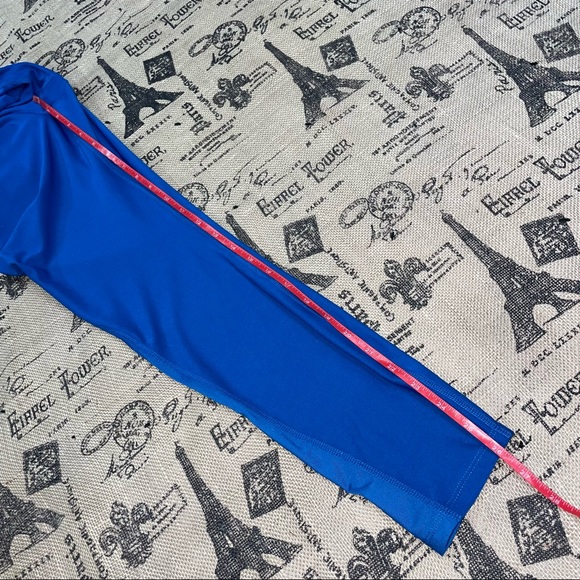 Juicy Couture NWT! Sport Moody Blue Mesh Inserts Essential Legging Size L - Picture 13 of 13